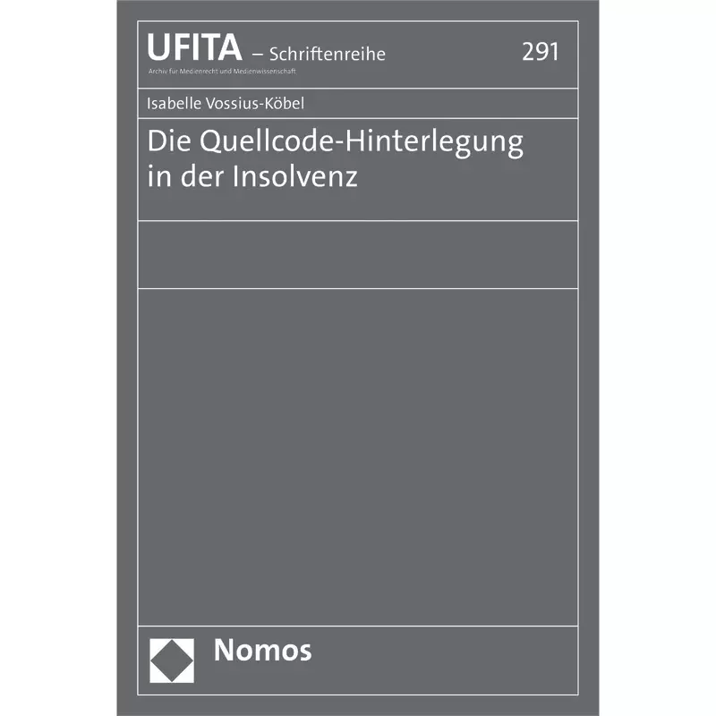 Die Quellcode-Hinterlegung in der Insolvenz