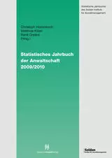Statistisches Jahrbuch der Anwaltschaft  2009/2010