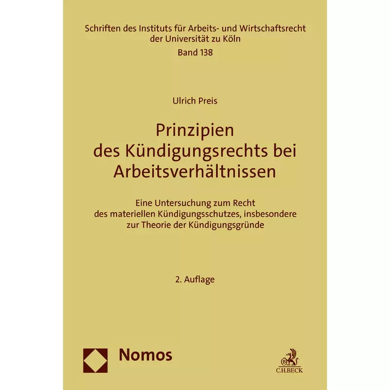 Prinzipien des Kündigungsrechts bei Arbeitsverhältnissen