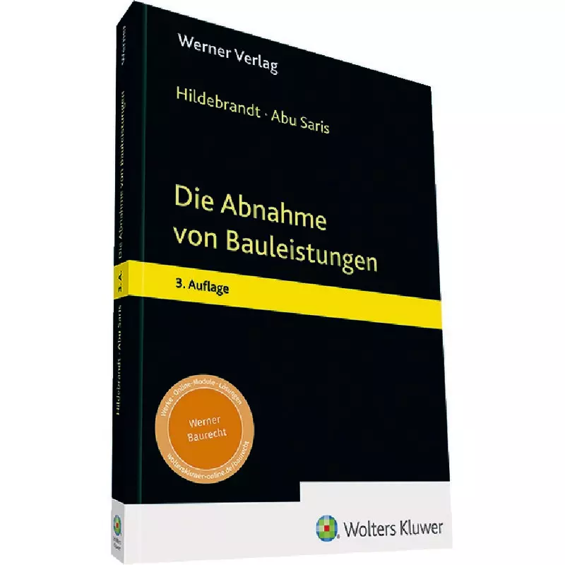 Die Abnahme von Bauleistungen