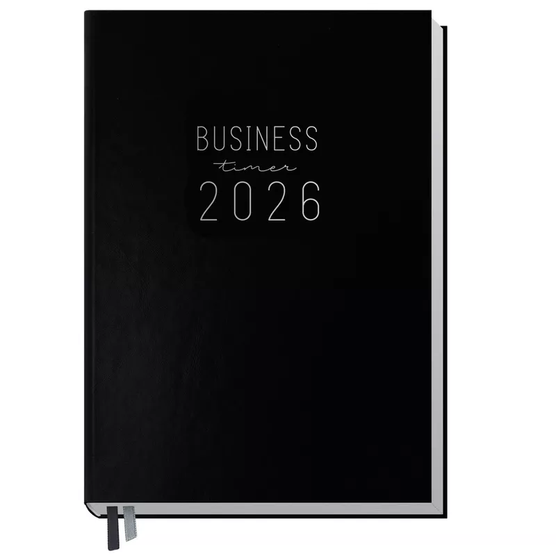 Buchkalender Top-Business 2026, A5, 1W/1S, Kunstleder HÄFFT 99314