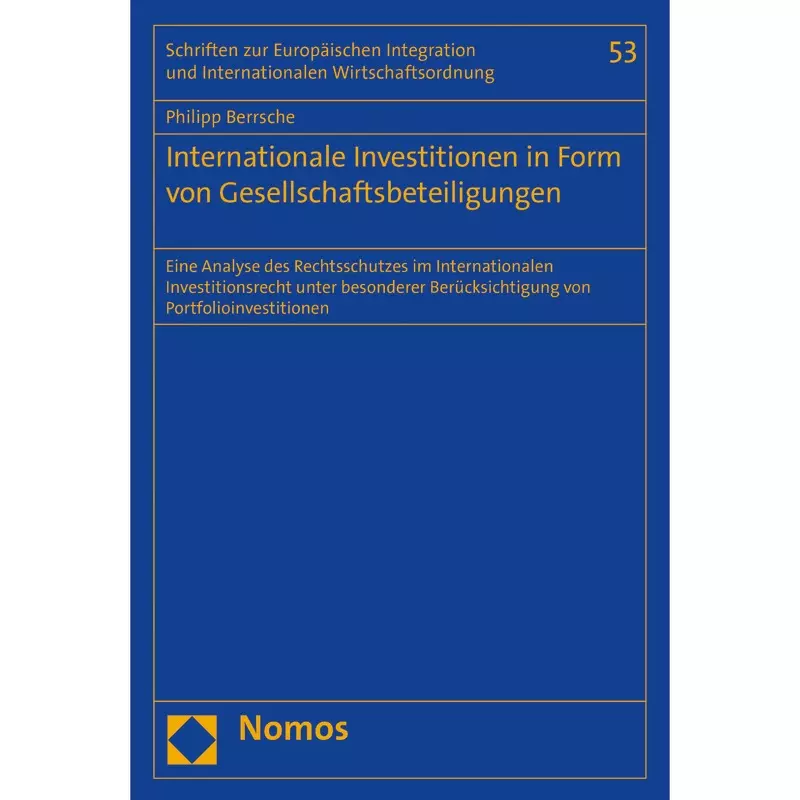 Internationale Investitionen in Form von Gesellschaftsbeteiligungen