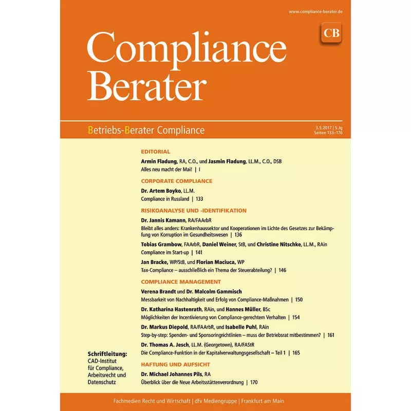 CB Compliance Berater - Abonnement