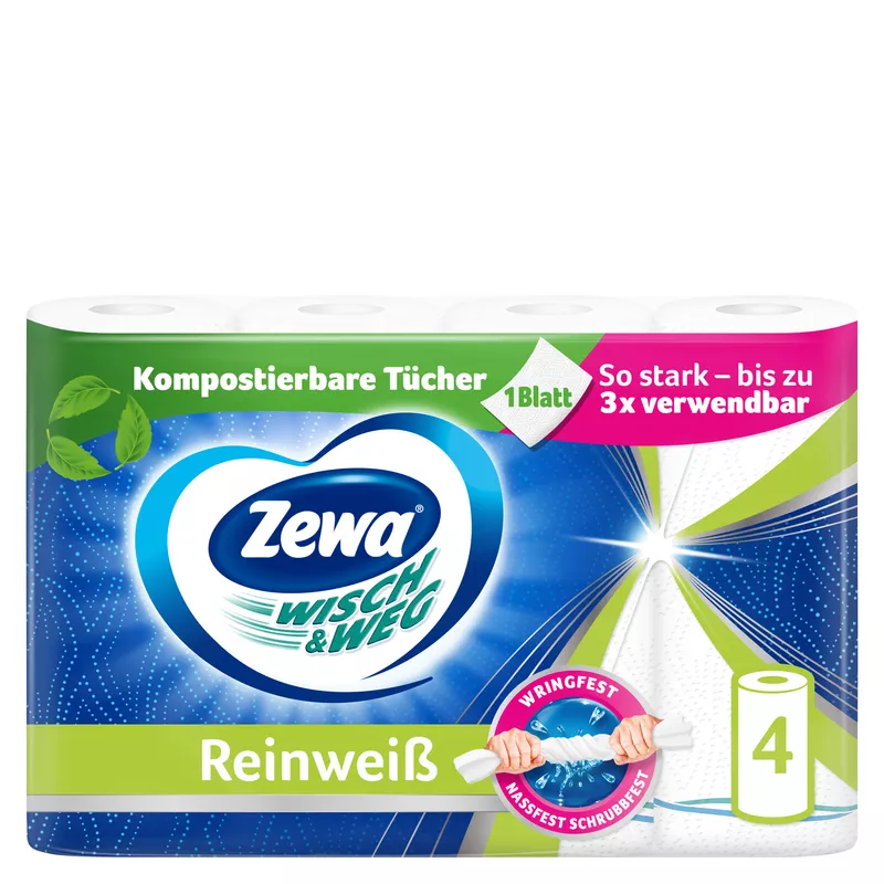 Zewa Küchenrolle Wisch&Weg ws 4St