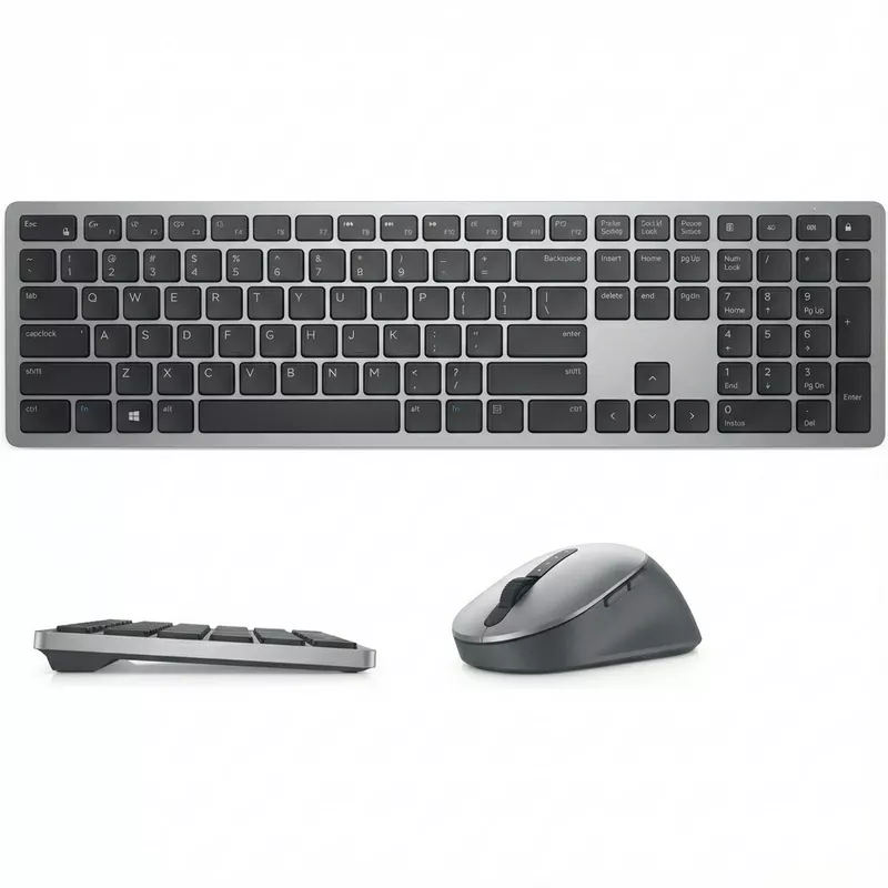 Dell Premier Multi-Device Tastatur-Maus-Set kabellos grau. schwarz