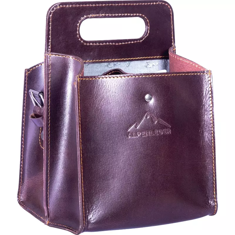 Alpenleder Getränketasche WEINVIERER