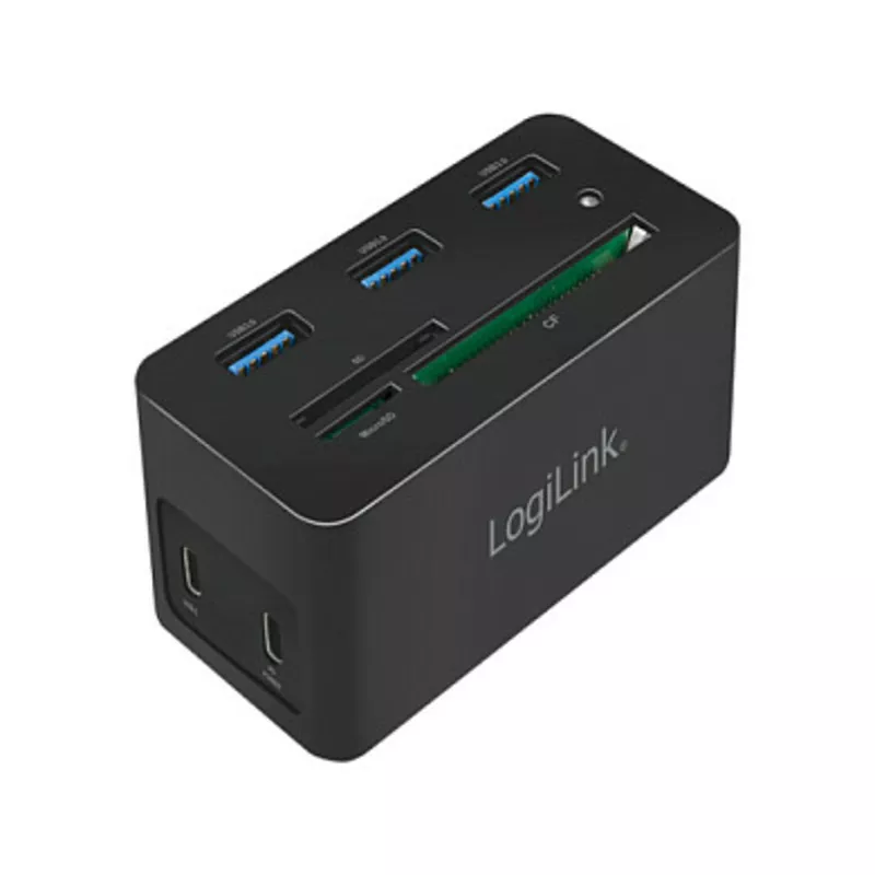 Logilink Dockingstation USB 3.2 (G1) HDMI,10-Port,PD4,schw.