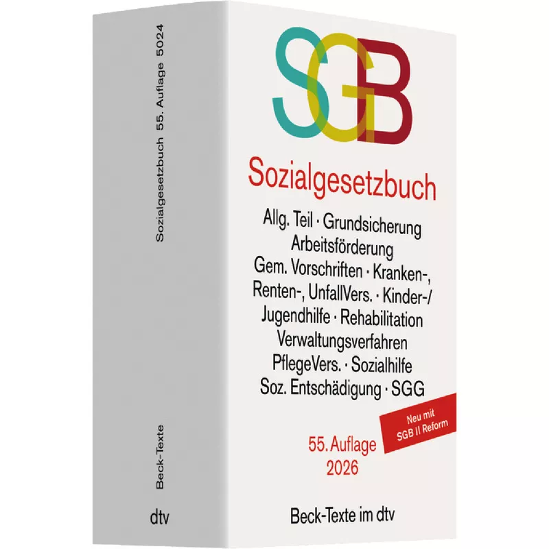 Sozialgesetzbuch mit Sozialgerichtsgesetz: SGB (dtv 53310)