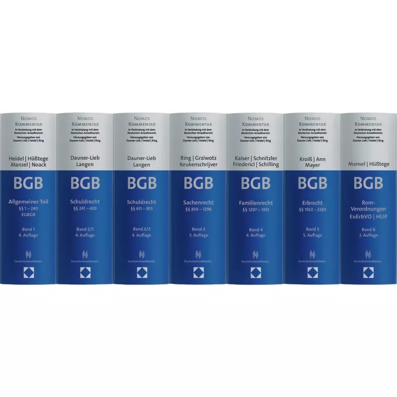 Bürgerliches Gesetzbuch BGB - Gesamtwerk
