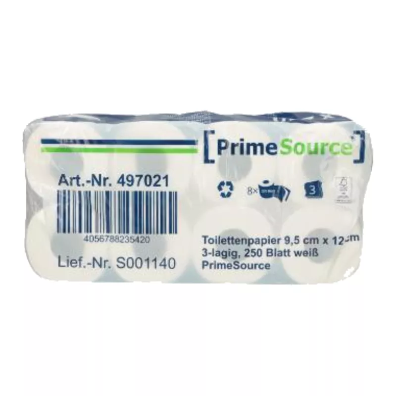 Lucart Toilettenpapier 3lagig 250Bl ws 8St