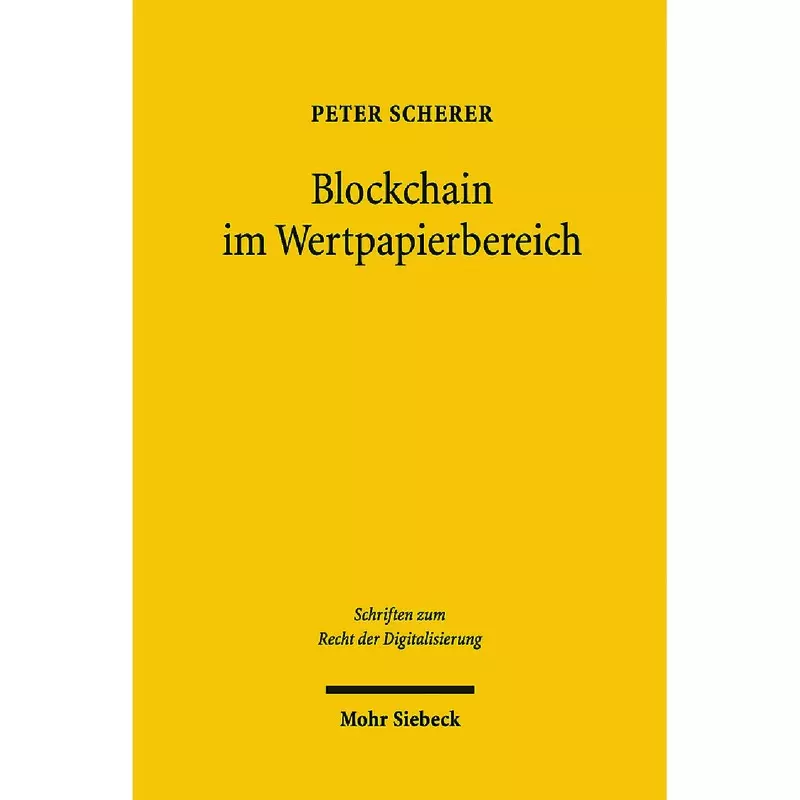 Blockchain im Wertpapierbereich