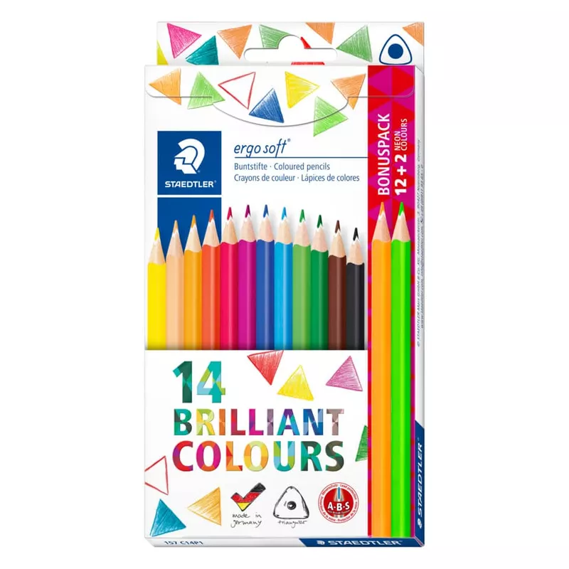 Farbstiftetui ergo soft®, 3mm, 14 Stück STAEDTLER 157 C14P1