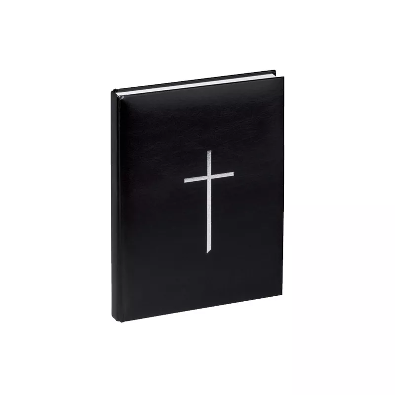 Kondolenzbuch, 20x26cm, Kunstleder, schwarz PAGNA 30913-01