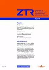 ZTR - Zeitschrift für Tarifrecht  - Miniabonnement