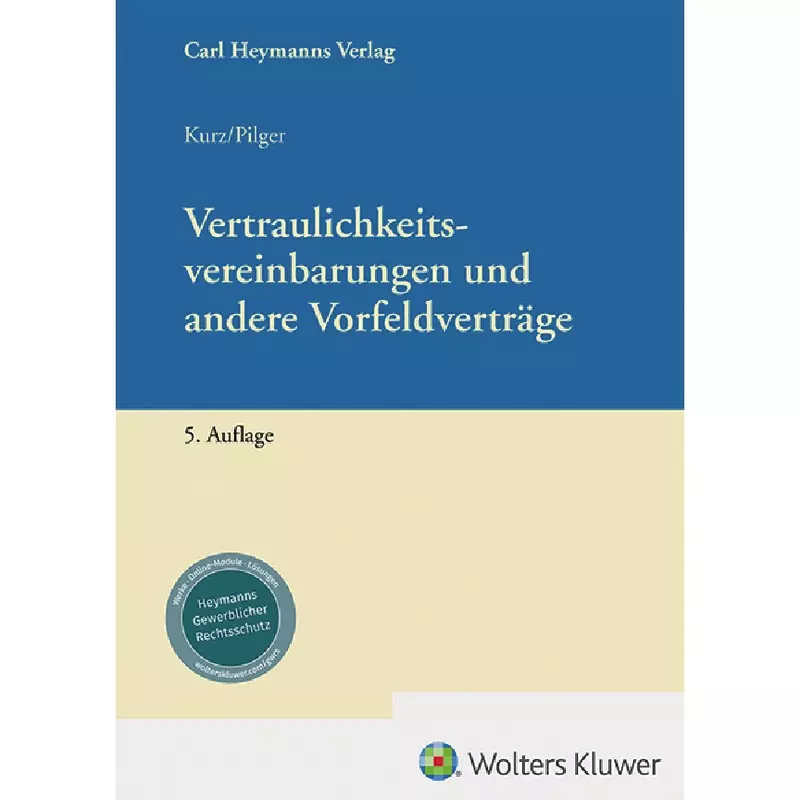 Vertraulichkeitsvereinbarungen und andere Vorfeldverträge