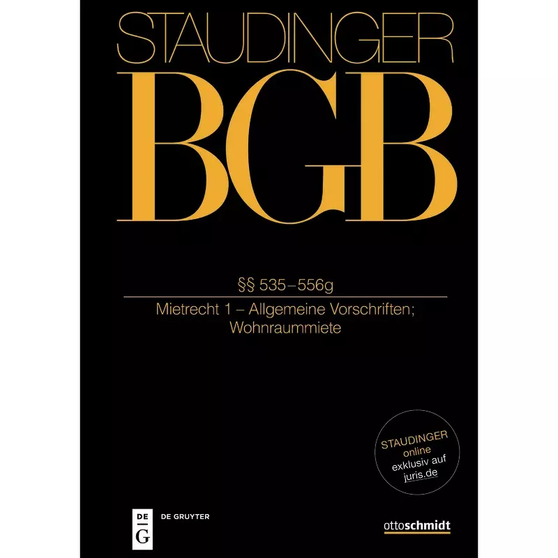 BGB - Bürgerliches Gesetzbuch - Buch 2 Recht der Schuldverhältnisse §§ 535 - 556g