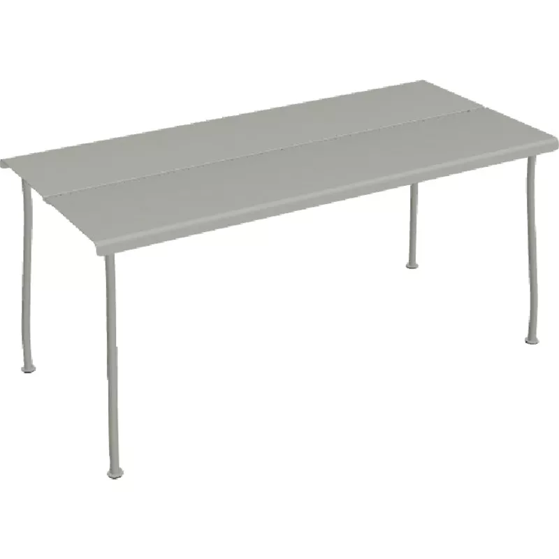 .mdd Gartentisch Flaner, perlweiß matt struckturell, pulverbeschichtet, 160x75cm, H 74 cm