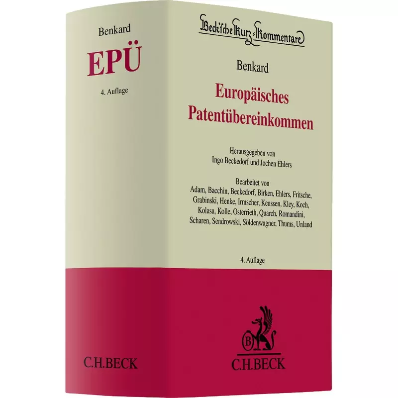 Europäisches Patentübereinkommen EPÜ