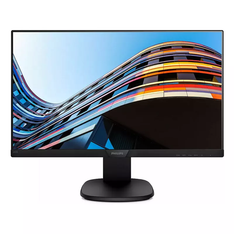 61cm/24'' (1920x1080) Philips S-line 243S7EHMB 16:9 5ms IPS HDMI VGA VESA Pivot Speaker Full HD Black