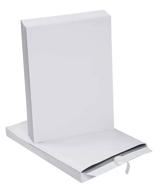 SoldanPlus Versandtasche DIN C4, haftklebend, weiß, ohne Fenster, Pack: 250 Stück