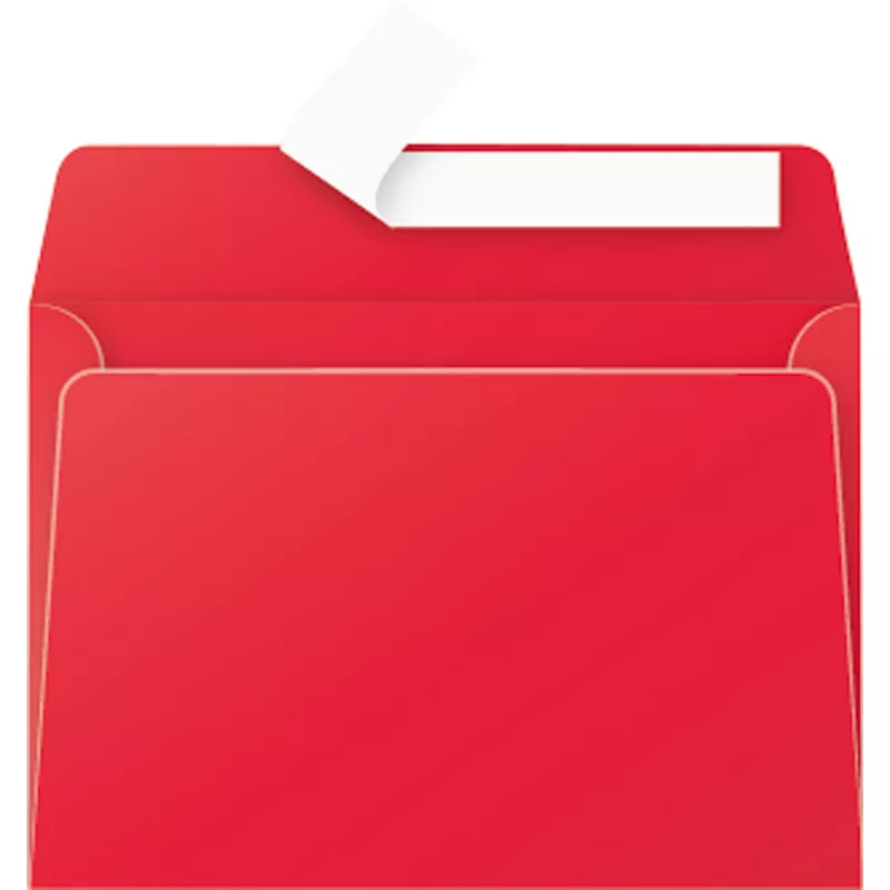 Clairefontaine Briefumschlag Pollen C6 kirschrot 20 St.