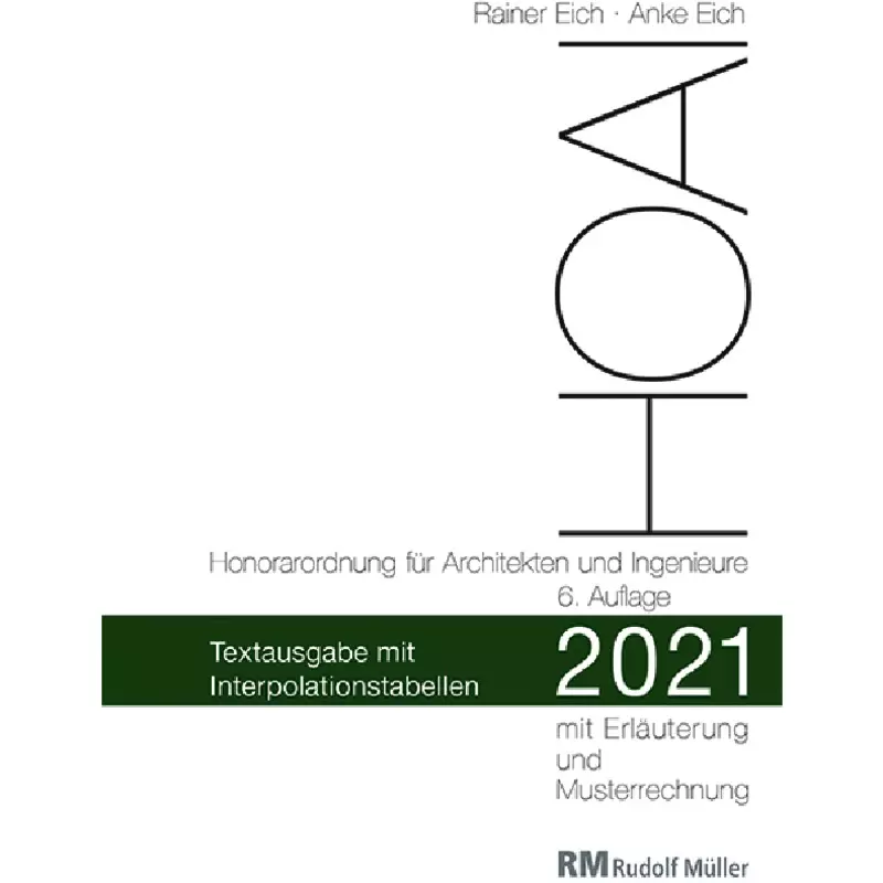 HOAI 2021 - Honorarordnung für Architekten und Ingenieure