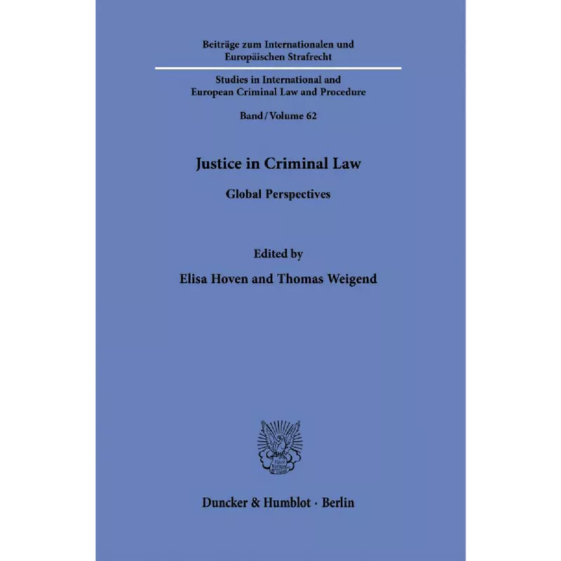 Justice in Criminal Law