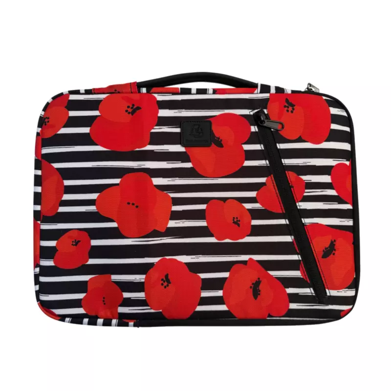 Exacompta Laptoptasche Sleeve 13-14 Zoll Mohnblume
