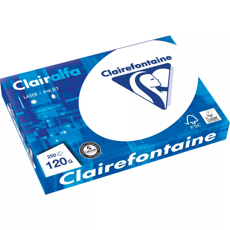Clairefontaine Kopierpapier A4 120g ws 250Bl