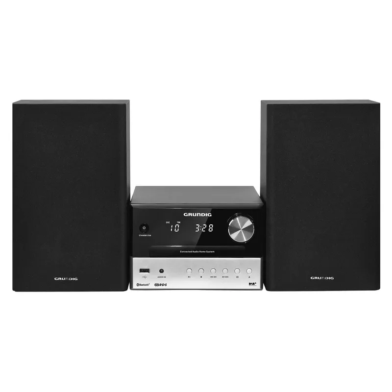 CMS 3000 BT DAB+, home audio micro system, black, silver, 30 W