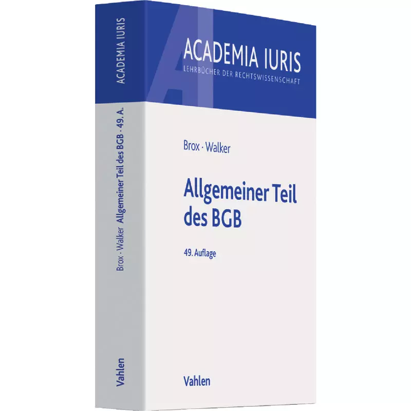 Allgemeiner Teil des BGB