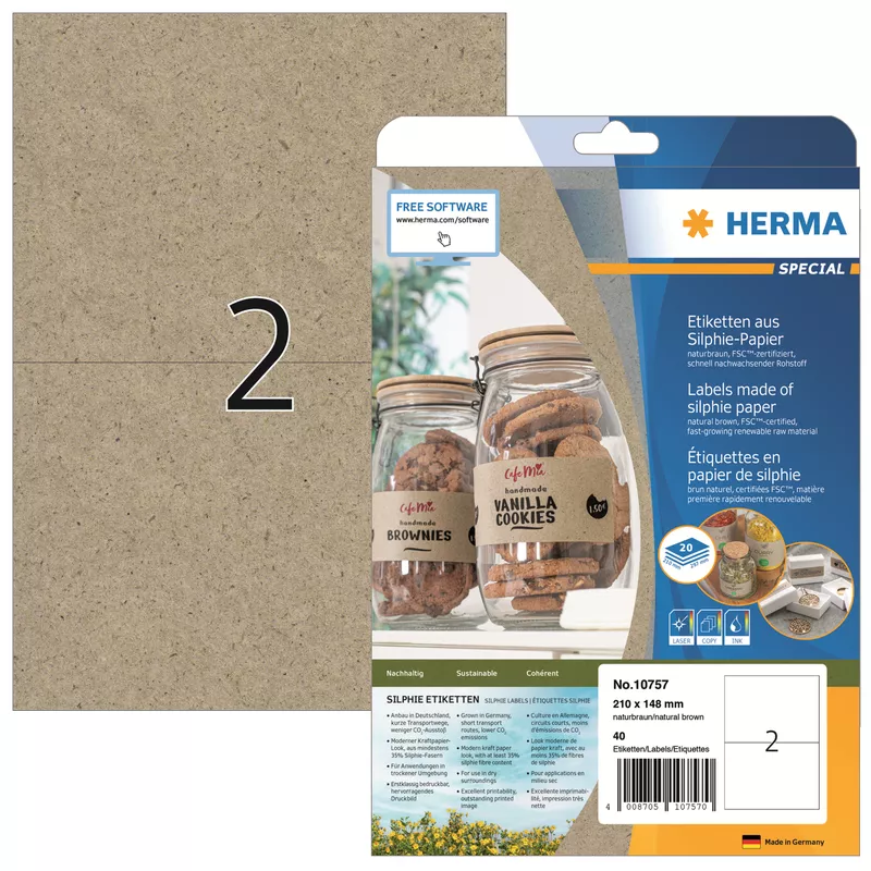Herma Etikett Silphie 210x148mm br 40St.