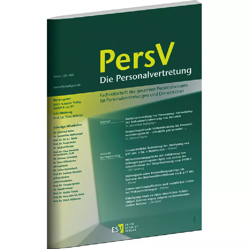 PersV Die Personalvertretung - Abonnement