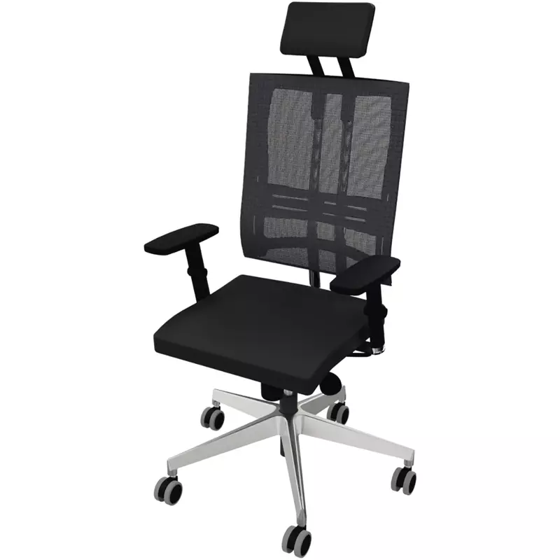 NowyStyl Bürodrehstuhl Net Motion Armlehne Kopfstütze