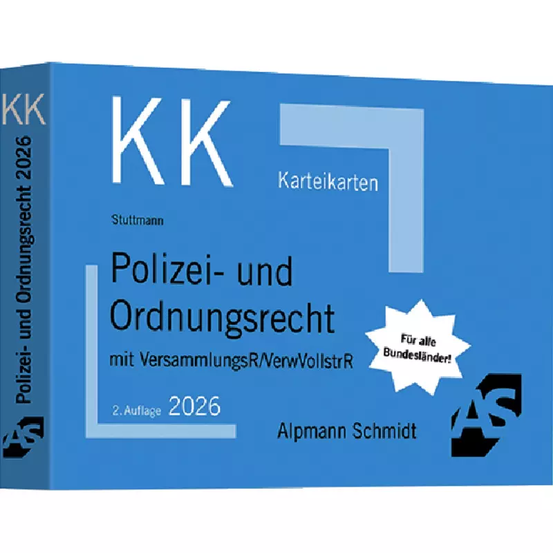 Karteikarten Polizei- und Ordnungsrecht