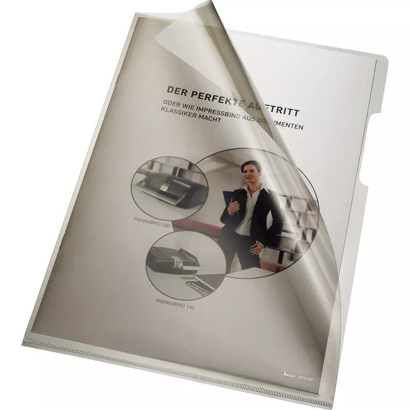 Bene Sichthülle DIN A4 HPVC gr 100 St.