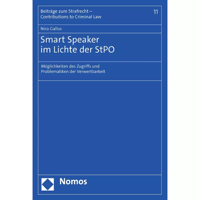 Smart Speaker im Lichte der StPO