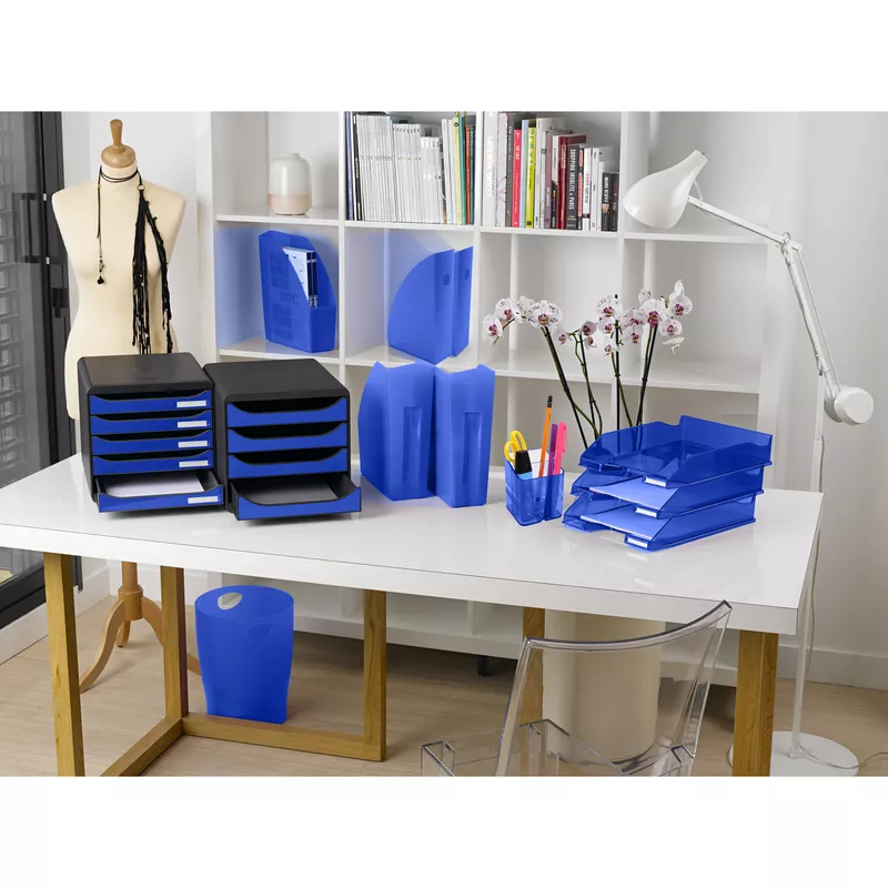 Briefablage COMBO MIDI, Kollektion Linicolor - Eisblau