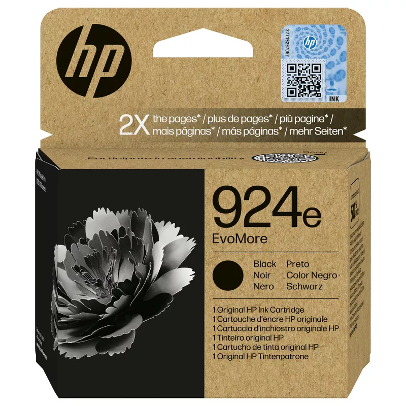 HP 924e EvoMore Black Original Ink Cartridge