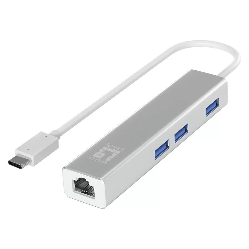 Adapter USB-C -> RJ45 10/100/1000.3xUSB3.0 0.15m si