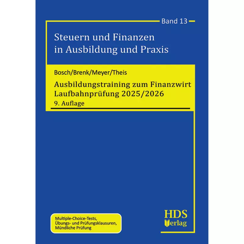 Ausbildungstraining zum Finanzwirt Laufbahnprüfung 2025/2026