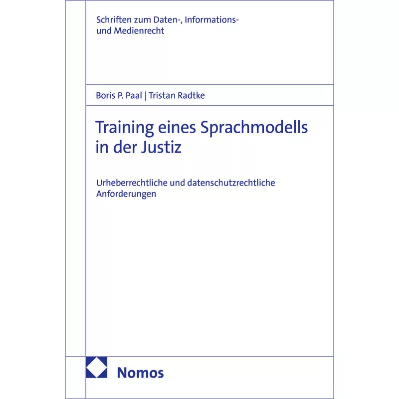 Training eines Sprachmodells in der Justiz