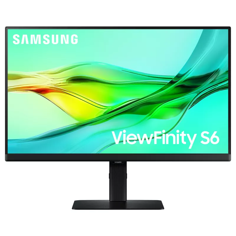 61cm/24 (2560x1440) Samsung LS24D600UAUXEN 16:9 WQHD IPS 5ms 100Hz DP HDMI USB-C Pivot KVM Black