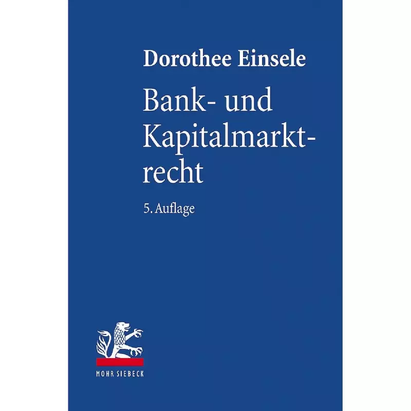 Bank- und Kapitalmarktrecht