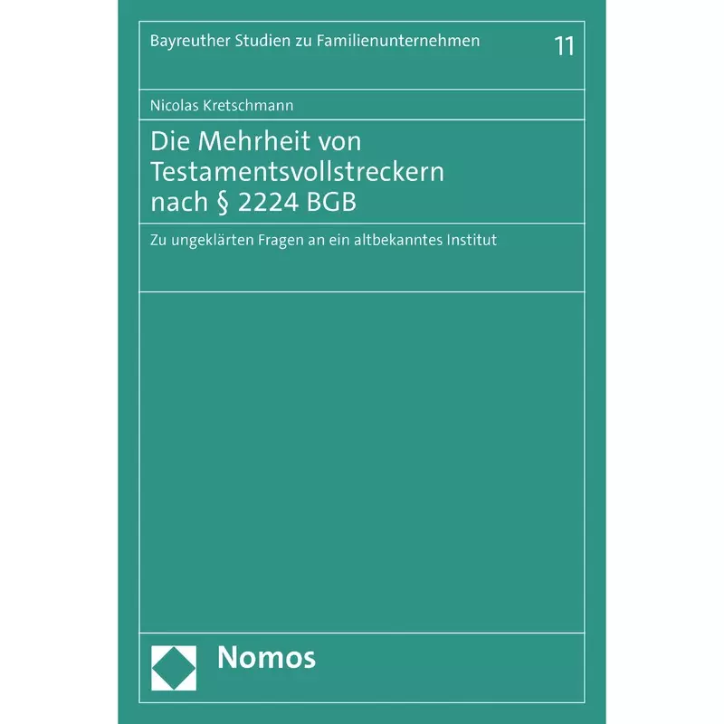 Die Mehrheit von Testamentsvollstreckern nach § 2224 BGB