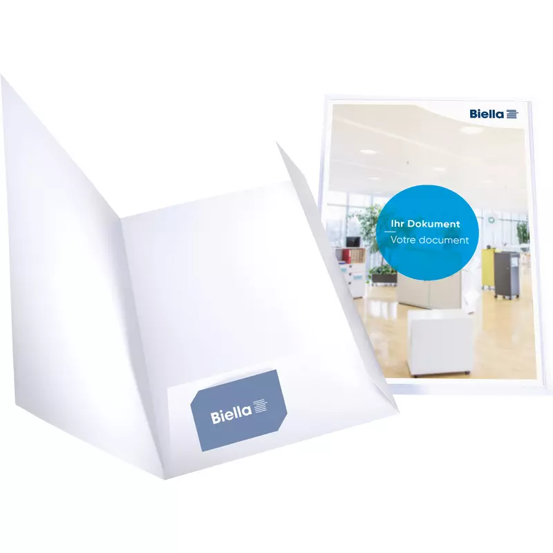 Biella Präsentationsmappe Pearl 22,5x31,5cm ws