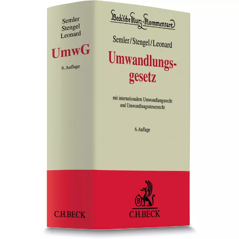 Umwandlungsgesetz - UmwG