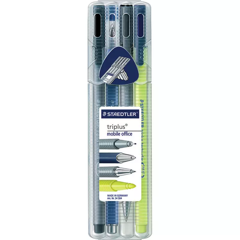 STAEDTLER triplus® mobile Office 34 SB4, 4er Box