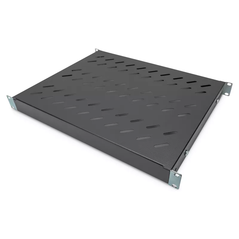DIGITUS Fachboden 1HE 44x482x350-500mm bis 50kg schwarz vari