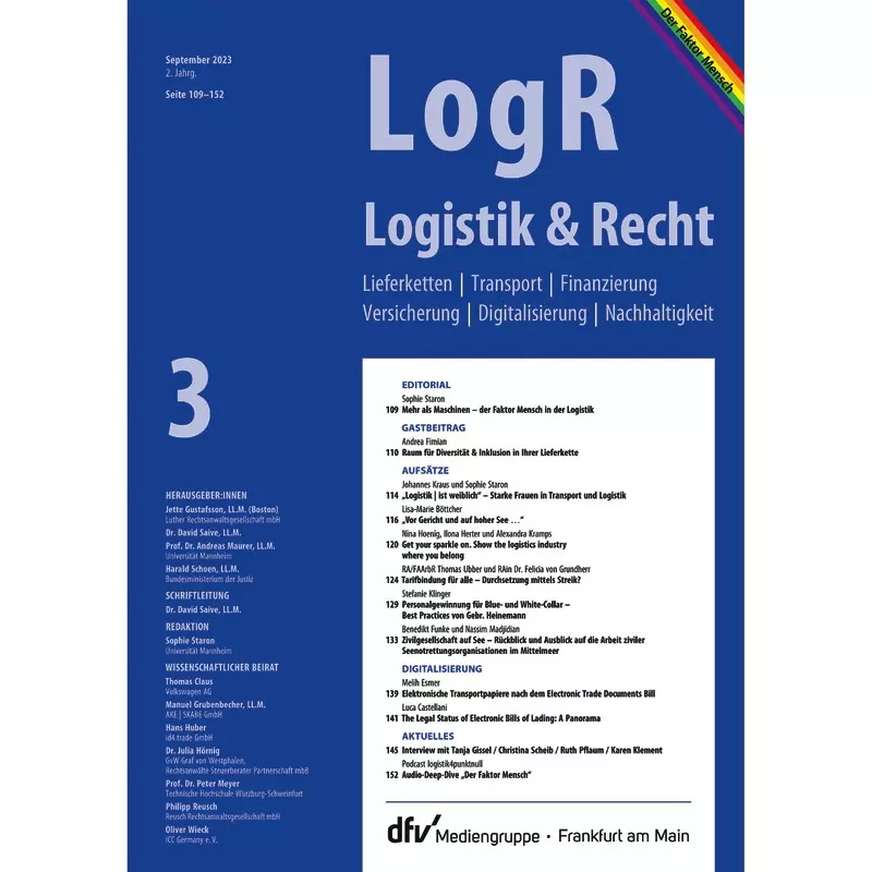 LogR - Logistik & Recht - Abonnement